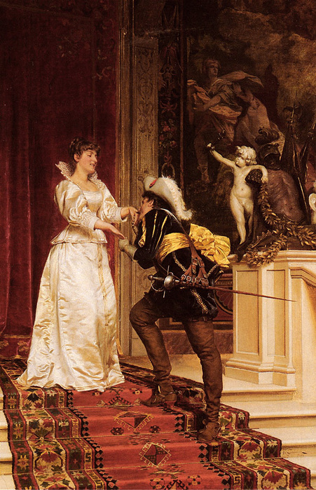 The Cavalier's Kiss by Frederic Soulacroix